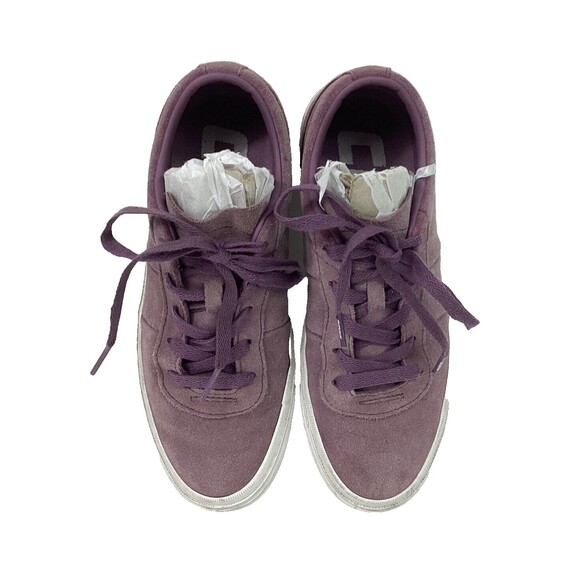Converse One Star CC Pro Ox Lakers-Womens 7.5-Leather Purple Skate Shoe- 161526C - Picture 4 of 10